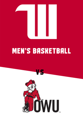 Wittenberg Mens Basketball vs. Ohio Wesleyan University